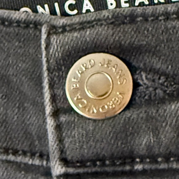 Veronica Beard Ryleigh Slim Straight High Rise Jeans Black Size 30 - Picture 6 of 9